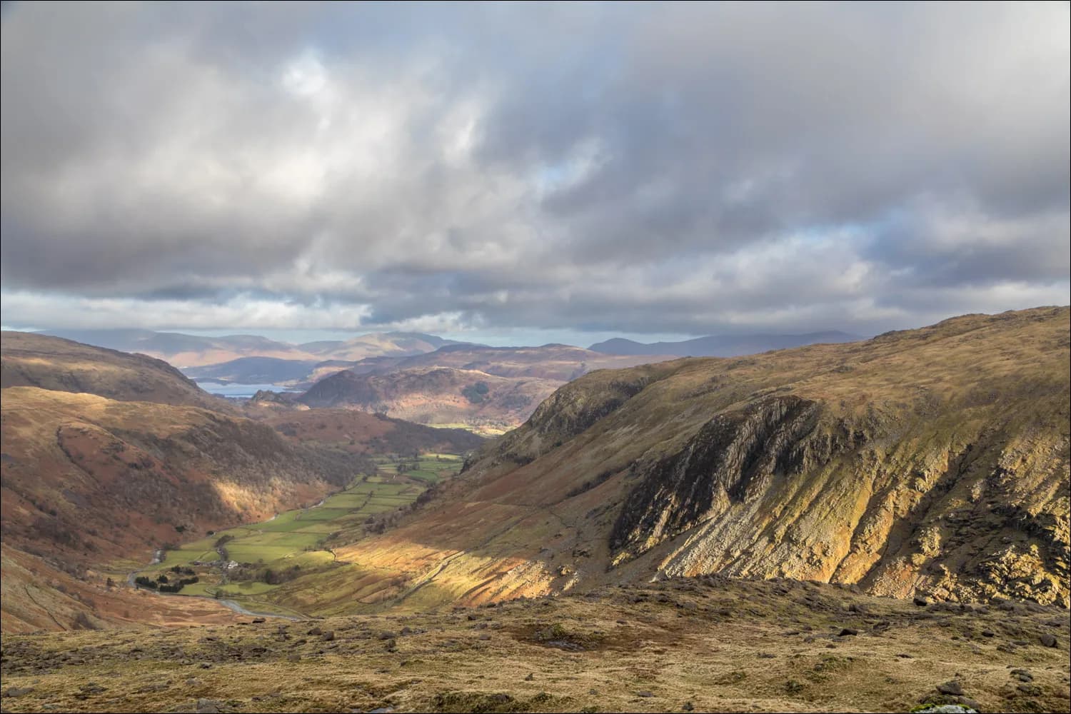 Seathwaite Fell / Allen Crags / Glaramara trail view