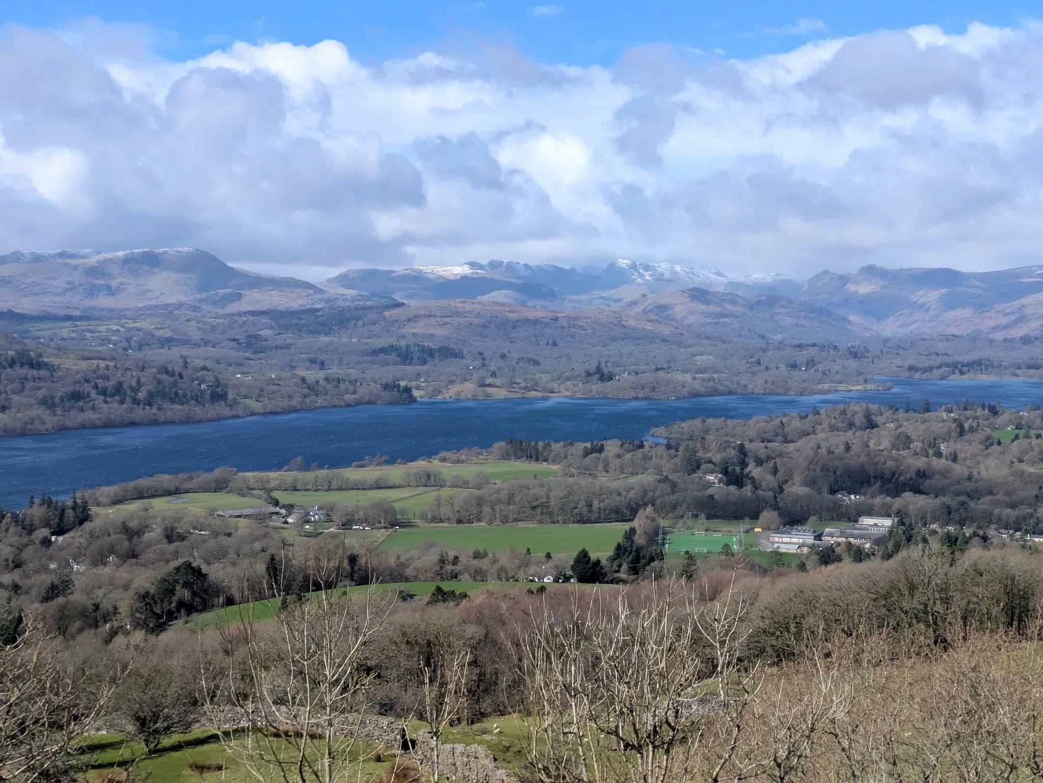 View from atop Orrest Head Viewpoint