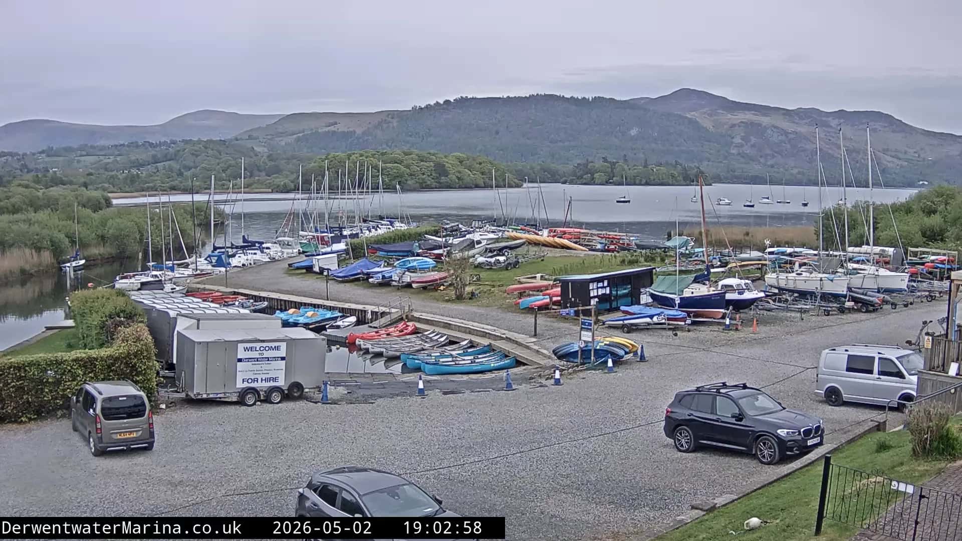 Derwent Water Marina webcam view